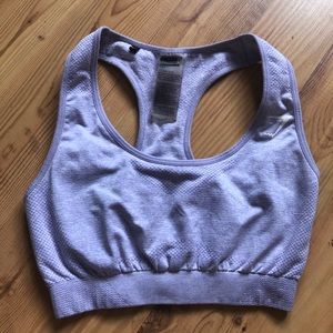 Lavender Gymshark Seamless Sports Bra sm